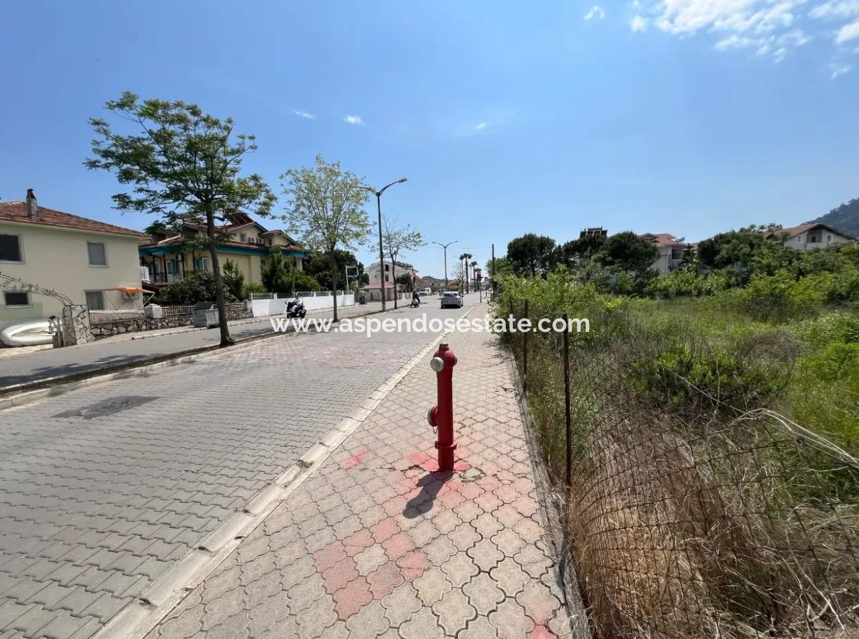 916M2 Gewerbe- Und Wohngrundstück Zum Verkauf An Der Hauptstraße In Dalyan Gülpınar
