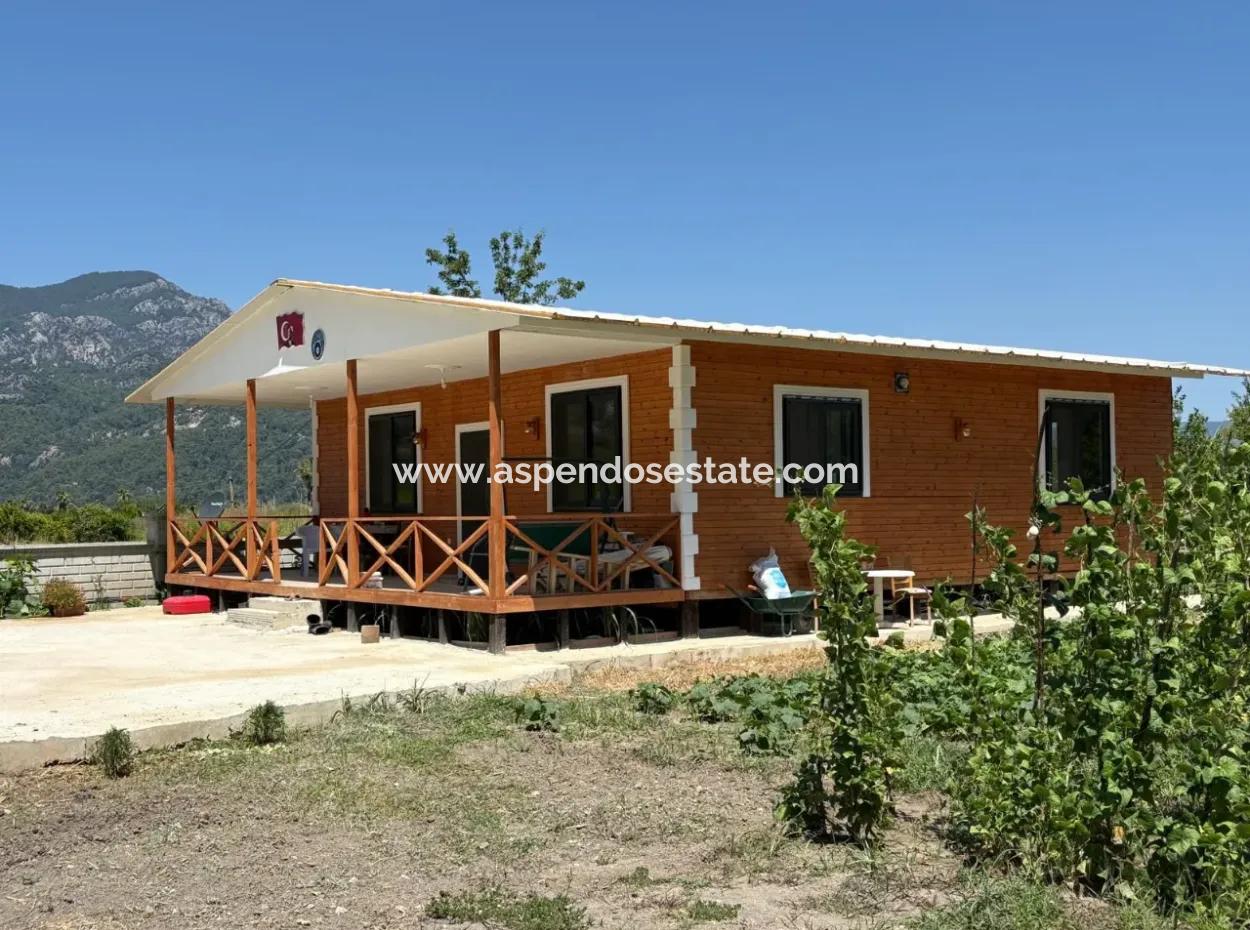 120M2 Freistehendes Holzhaus Auf Einem 2500M2 Großen Feld In Dalyan Karadağ