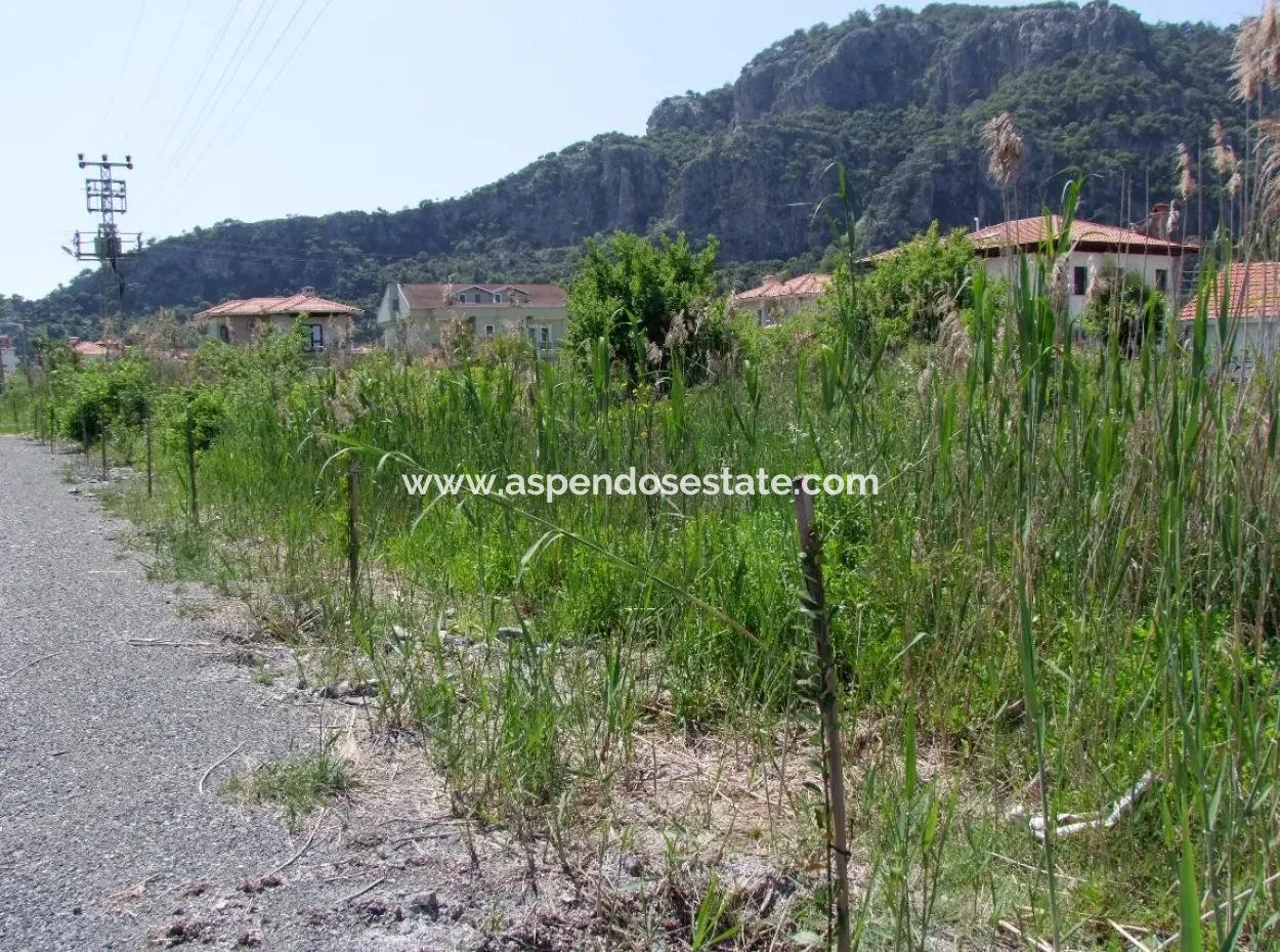Grundstück Zum Verkauf In Dalyan 840M2 30 Zonierung Grundstück Zum Verkauf In Dalyan Gülpınar