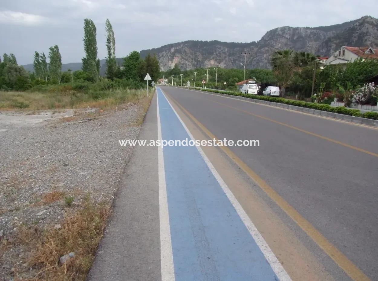 Kommerzielles Grundstück Für Verkauf In Dalyan, Dalyan Sie Auf Dem Highway 17,805M2 Grundstück Zum Verkauf Schnäppchen