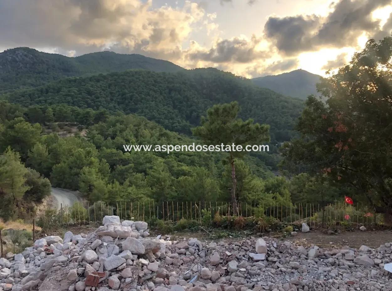 Grundstück Zu Verkaufen Mit 1000M2 Meerblick In Gokbel