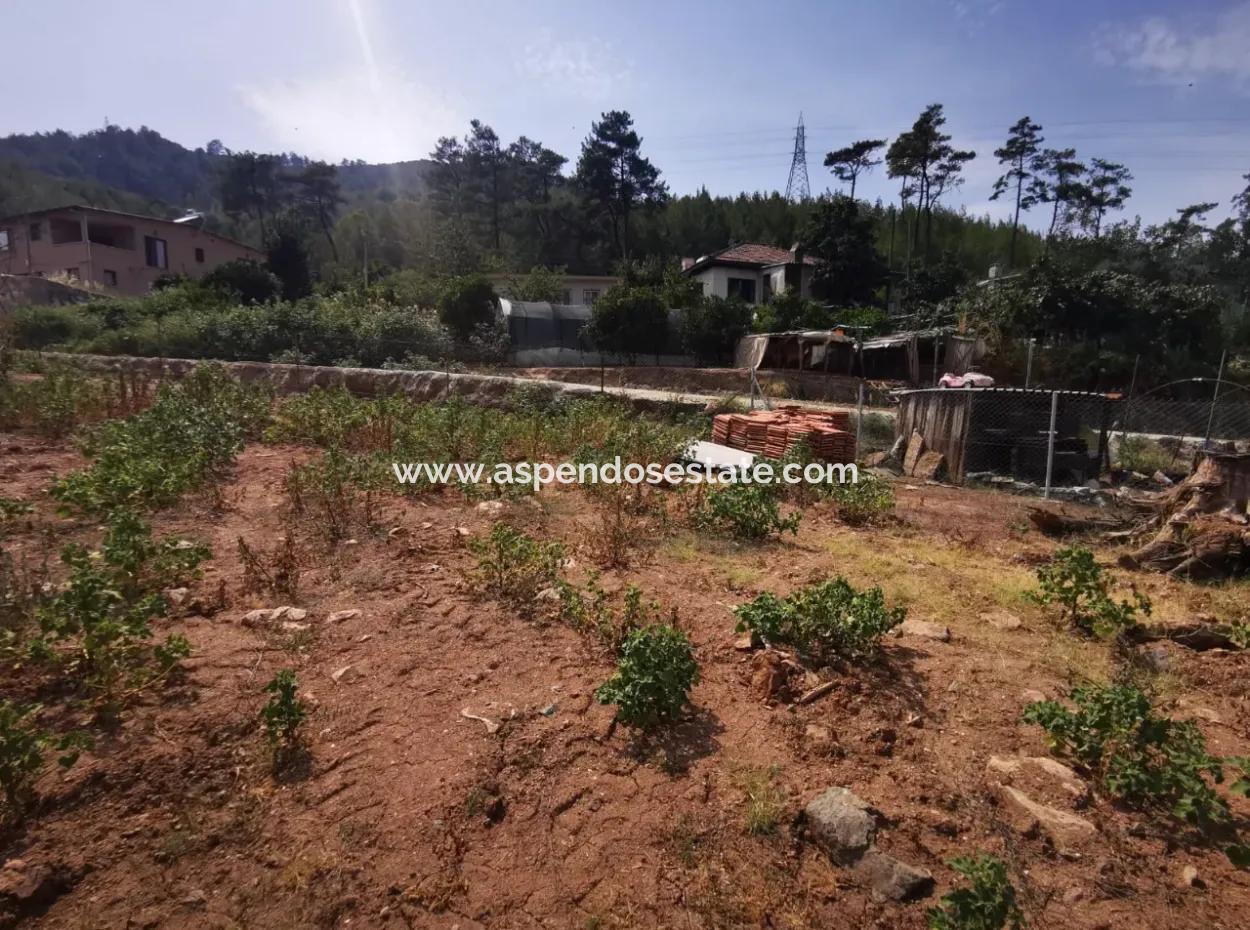 1245M2 Zonierungsgrundstück Zum Verkauf In Marmaris Çamlı