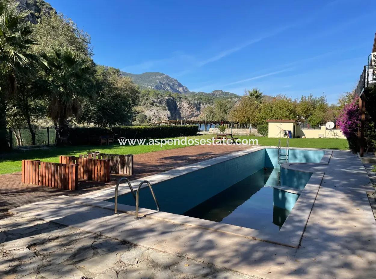 Maisonette-Wohnung Zum Verkauf In Dalyan Gülpinar Für Null Bis 75M2 Kanal