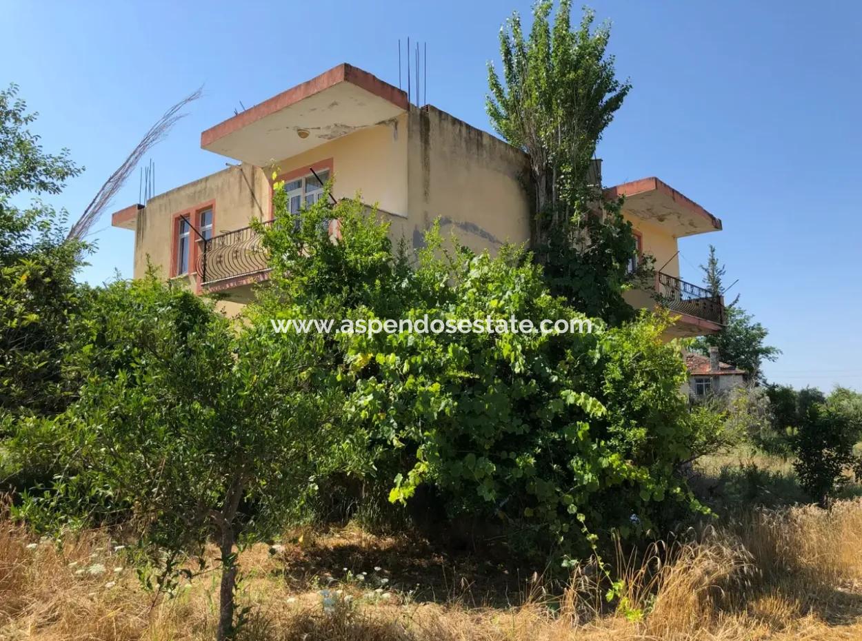 2 Stöckige Haus Villa Zum Verkauf In 727M2 Grundstück In Seydikemer