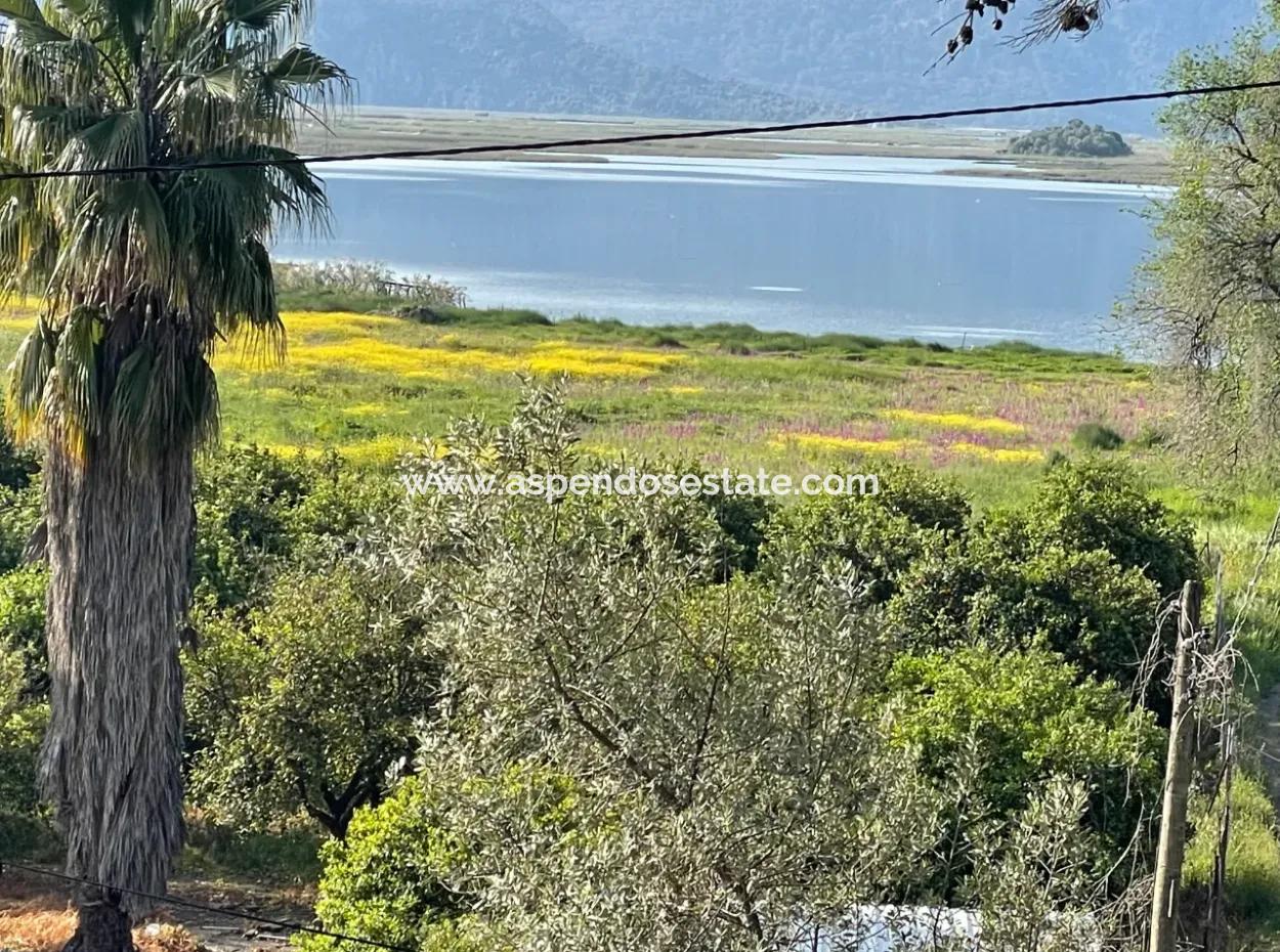 1.136M2 Feldgrundstück Zum Verkauf Mit Çandır Seeblick