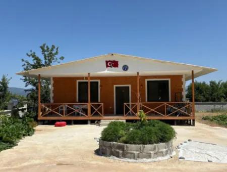 120M2 Freistehendes Holzhaus Auf Einem 2500M2 Großen Feld In Dalyan Karadağ