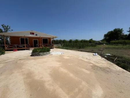 120M2 Freistehendes Holzhaus Auf Einem 2500M2 Großen Feld In Dalyan Karadağ