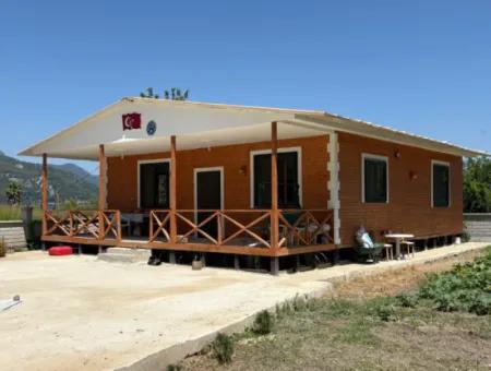 120M2 Freistehendes Holzhaus Auf Einem 2500M2 Großen Feld In Dalyan Karadağ