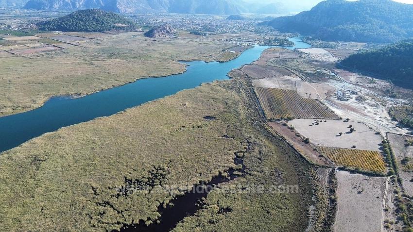 3210M2 2B Land For Sale In Çandır, Right On The Lakefront