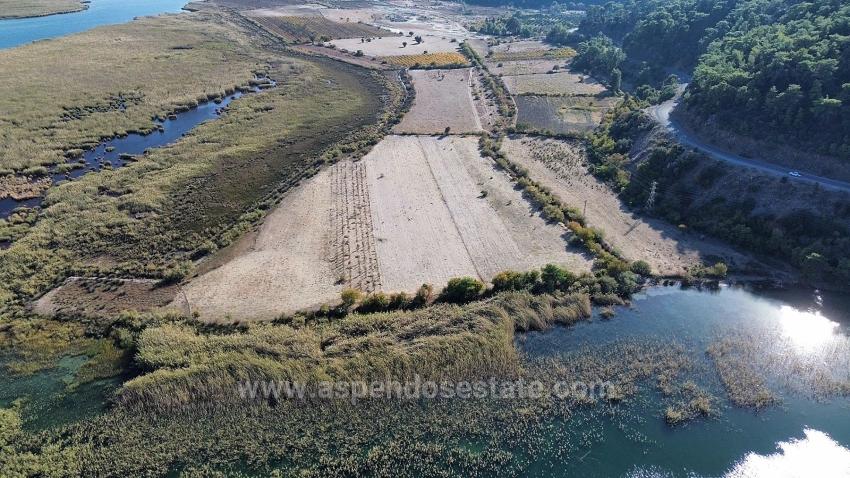 3210M2 2B Land For Sale In Çandır, Right On The Lakefront
