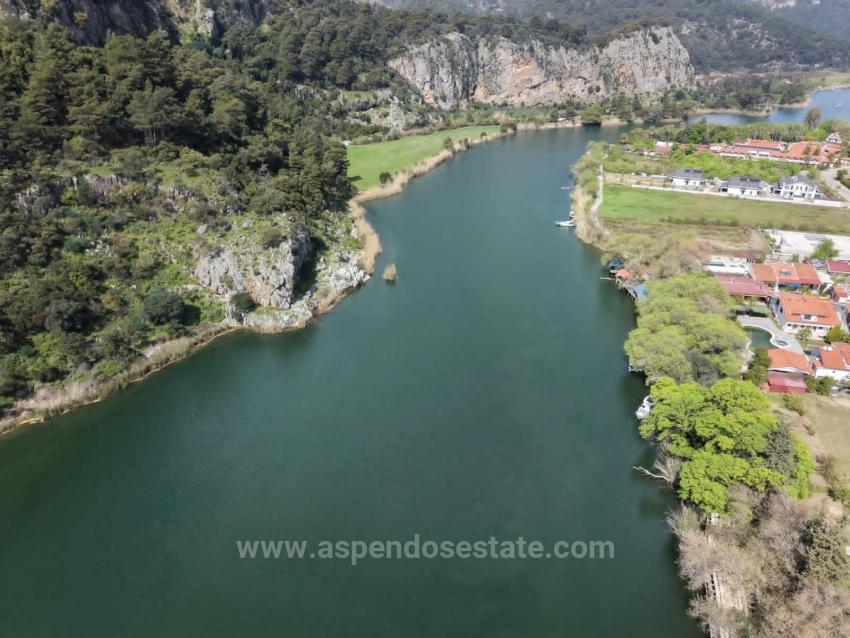 2600M2 Land For Sale In Dalyan Gülpınar, Next To The Canal, With 20% Tourism Zoning