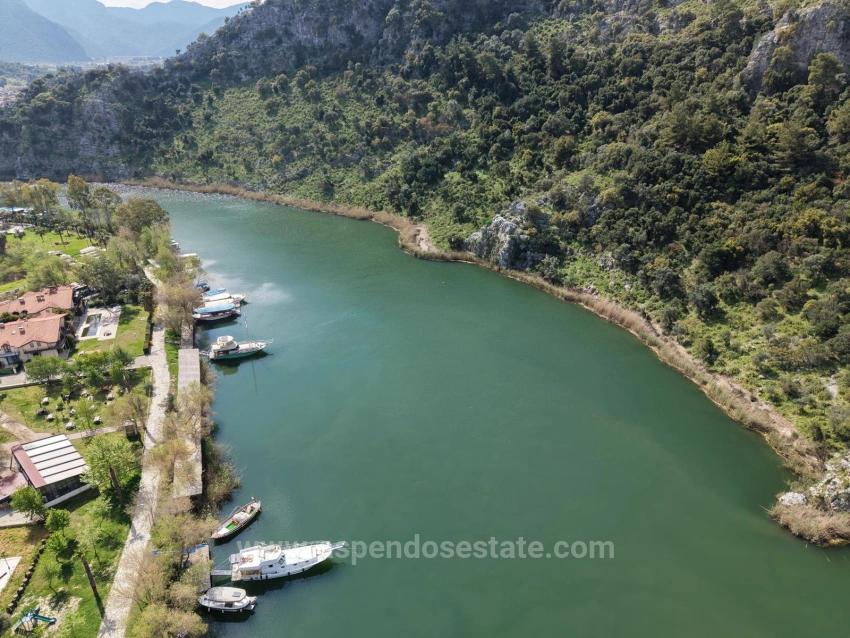 2600M2 Land For Sale In Dalyan Gülpınar, Next To The Canal, With 20% Tourism Zoning