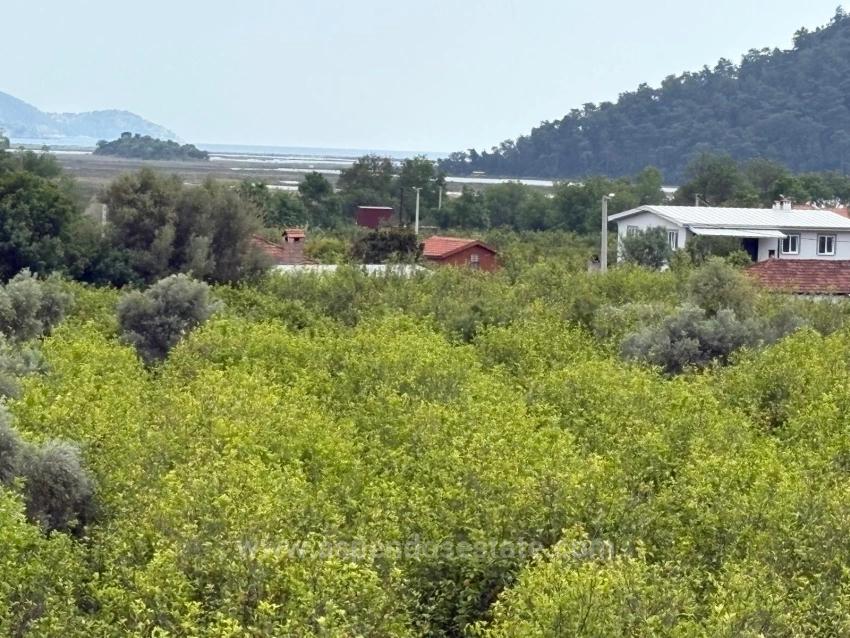 1,721 M² Plot Of Land For Sale In Çandır Village With Sea And Lake Views.