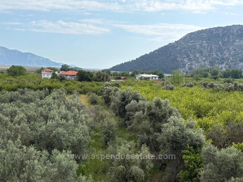 1,721 M² Plot Of Land For Sale In Çandır Village With Sea And Lake Views.