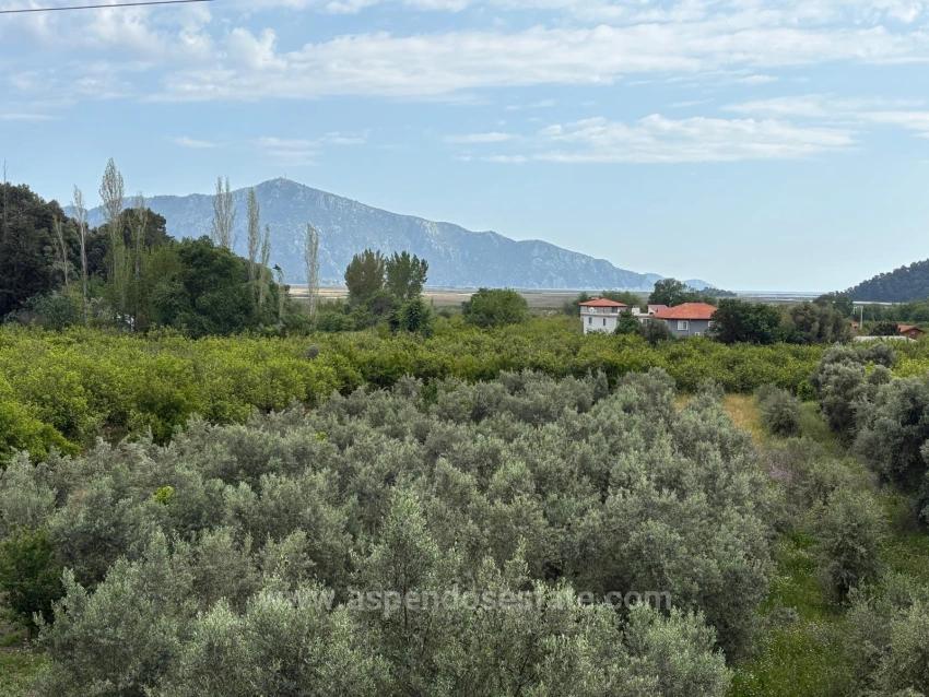 1,721 M² Plot Of Land For Sale In Çandır Village With Sea And Lake Views.