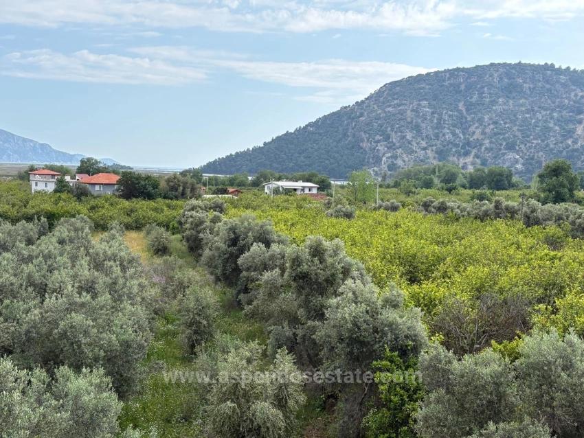 1,721 M² Plot Of Land For Sale In Çandır Village With Sea And Lake Views.