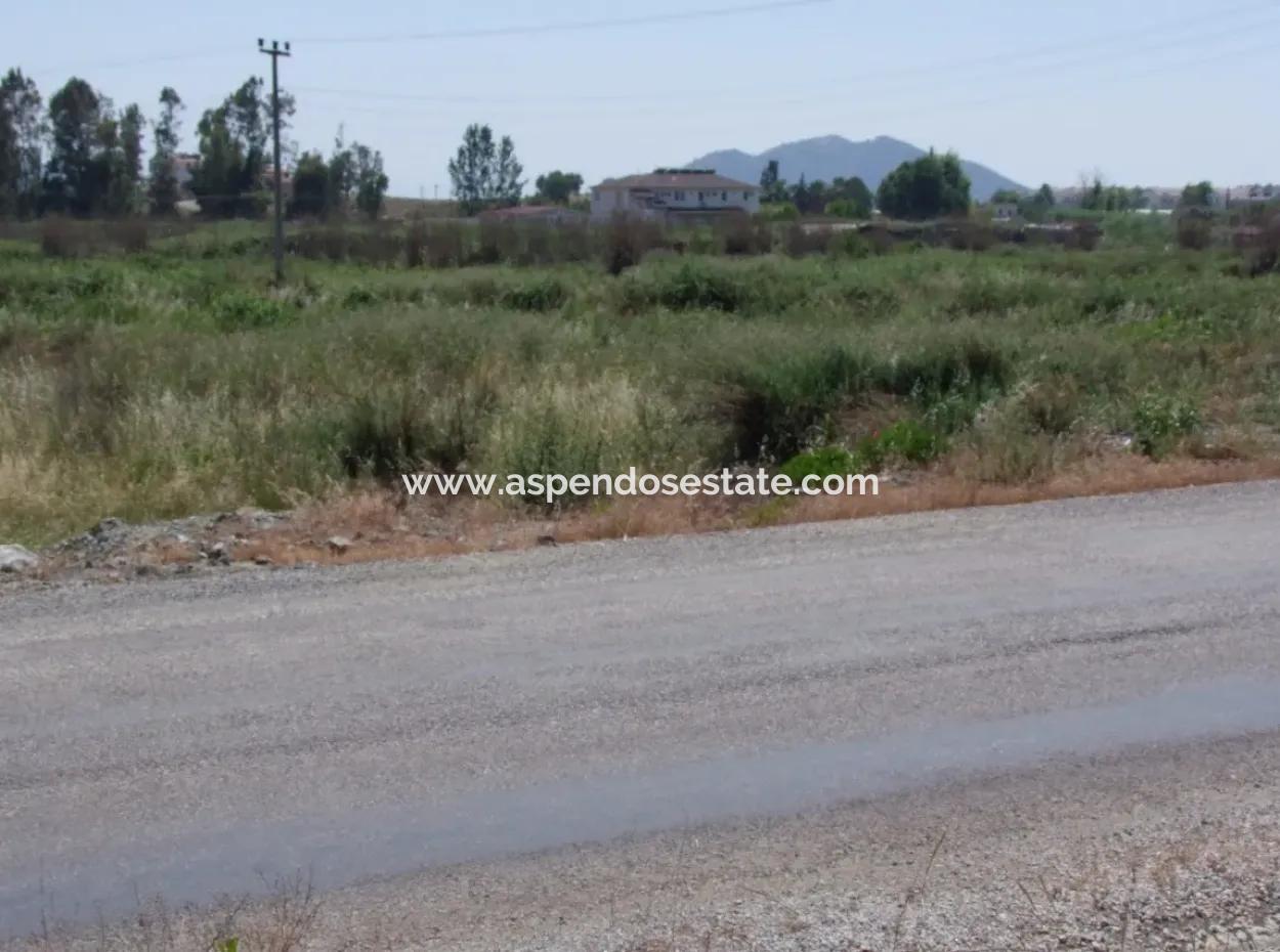 Commercial Plot 2500M2 Plot For Sale Bargain For Sale In Fethiye From The Main Road To Zero