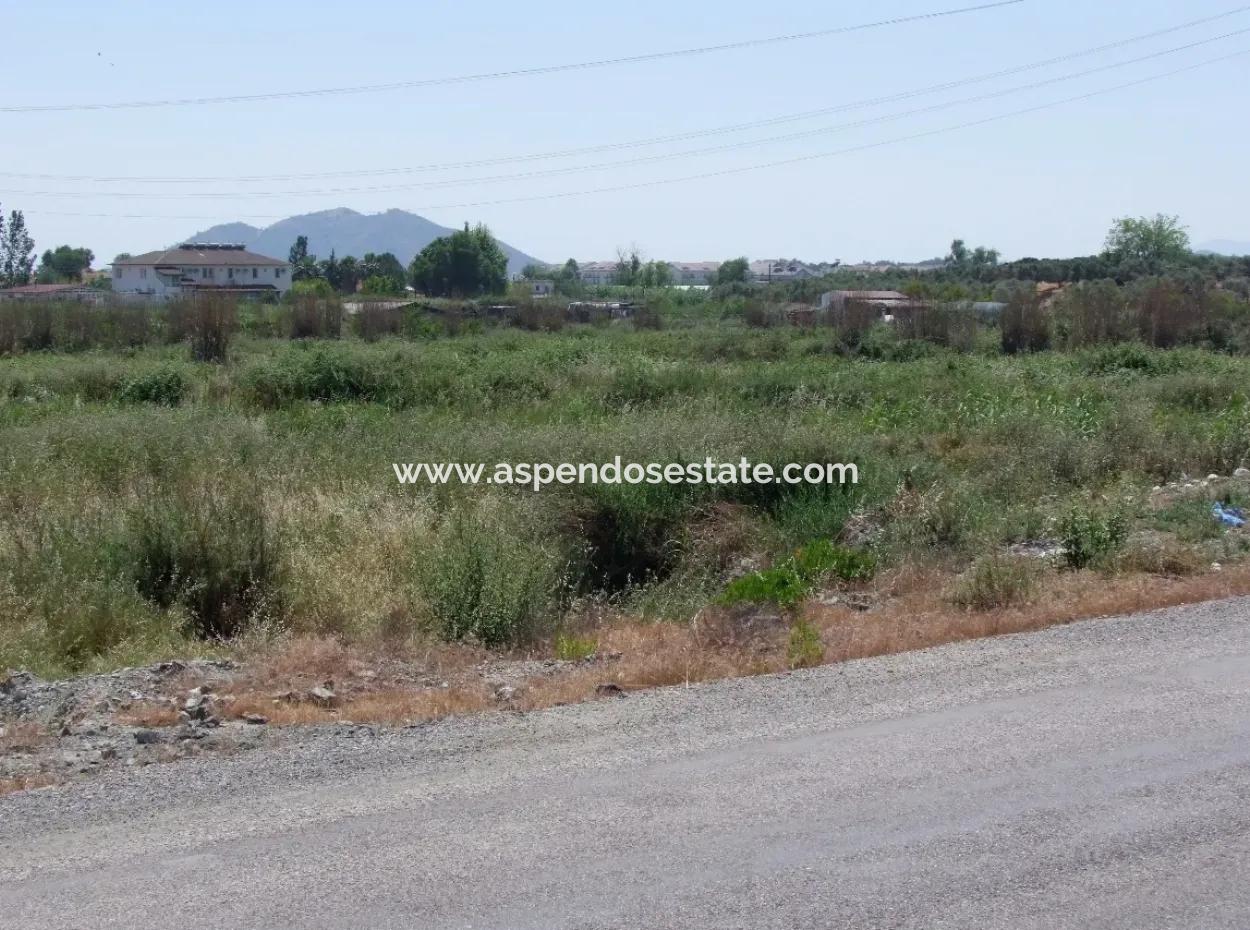 Commercial Plot 2500M2 Plot For Sale Bargain For Sale In Fethiye From The Main Road To Zero