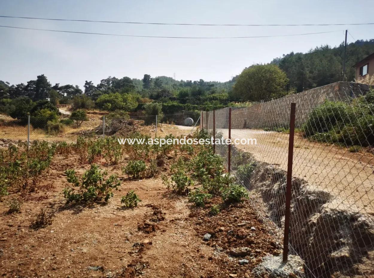 1245M2  Land For Sale In Marmaris Çamlı