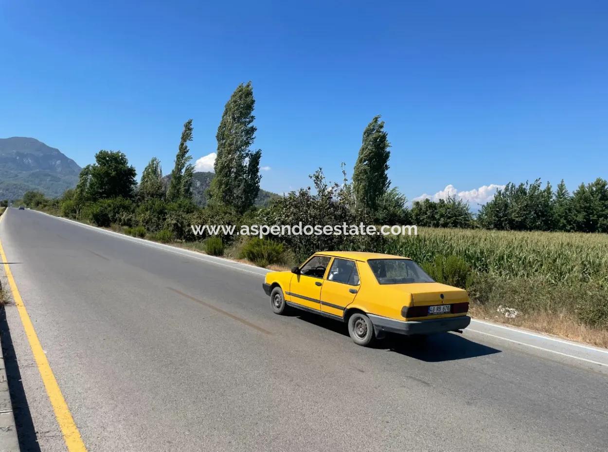 Dalyan Main Road Zero Land For Sale 8115M2 Commercial Land For Sale
