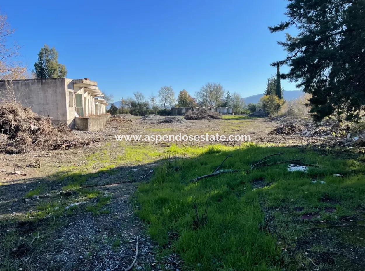 Land For Sale In Dalyan Gülpınar On The Main Road 9,037M2