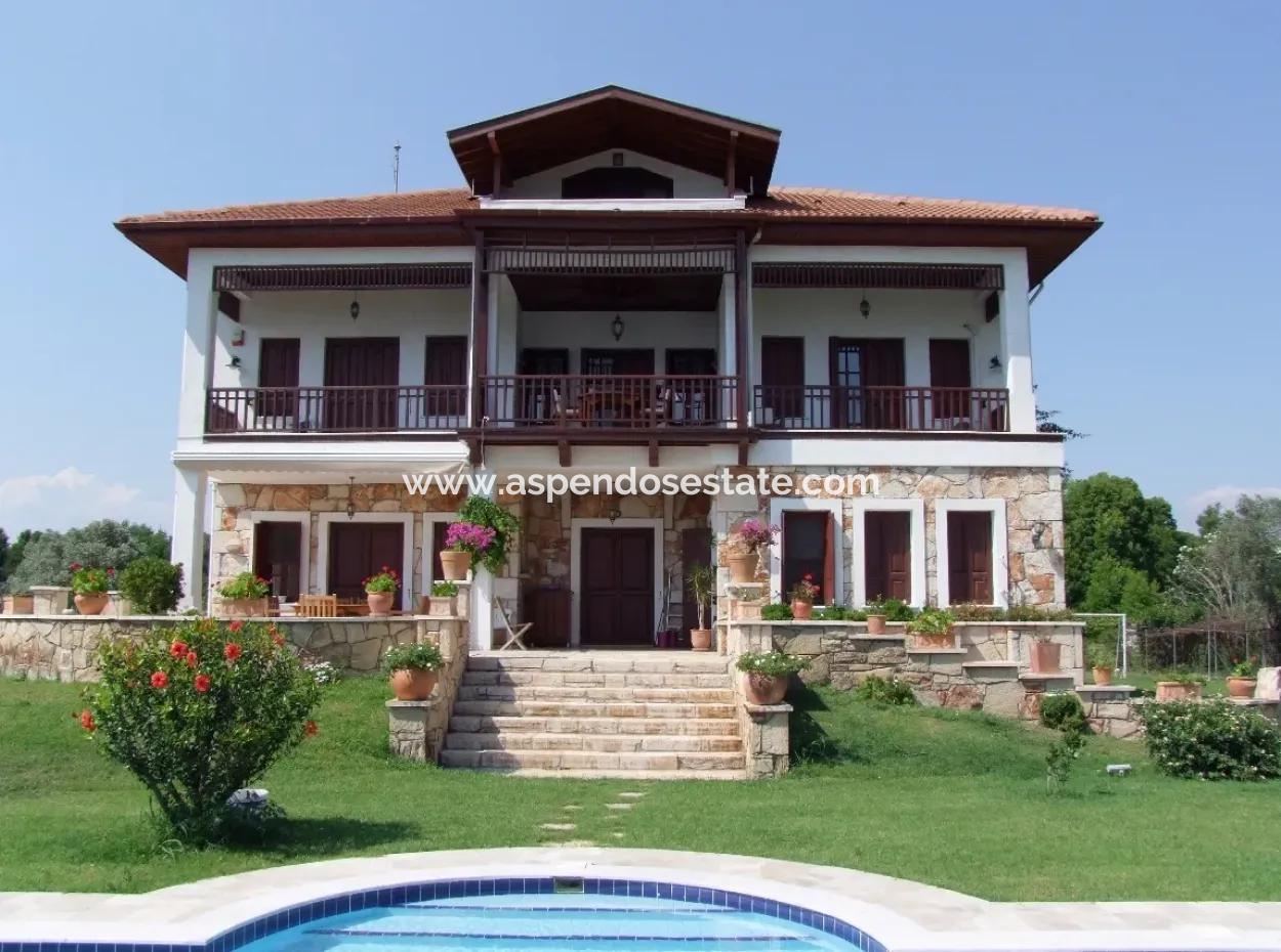 Estate For Sale, Dalyan 12,338M2 Plot Luxury Villa For Sale In