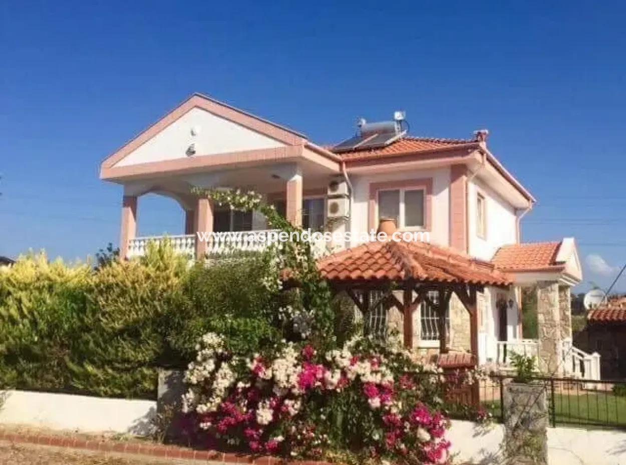 3 1 Villas For Sale In Dalyan Gülpınar On A 515M2 Corner