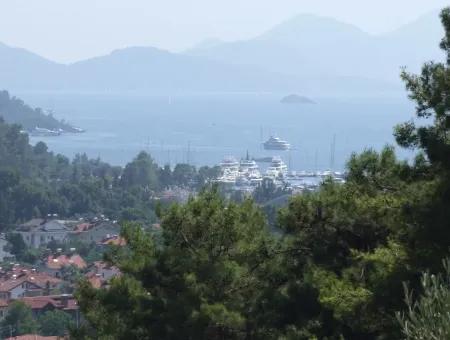 Land For Sale In Gocek Fethiye Göcekde 2017M2 Land For Sale With Full Sea View