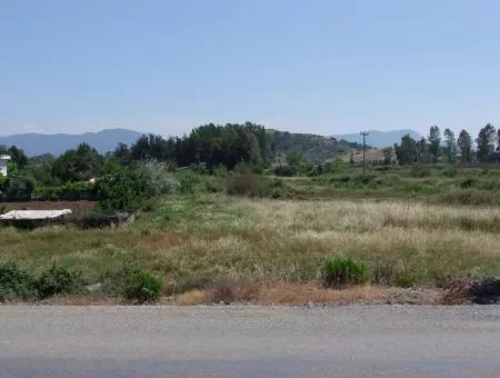 Commercial Plot 2500M2 Plot For Sale Bargain For Sale In Fethiye From The Main Road To Zero