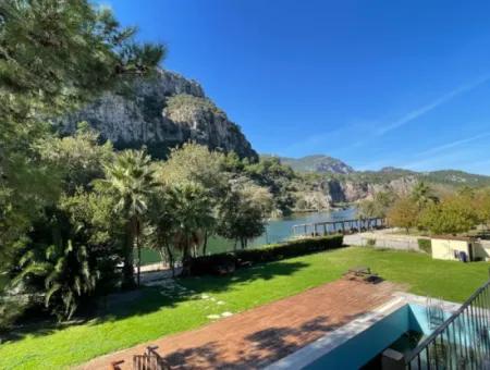 Duplex Apartment For Sale In Dalyan Gülpinar For Zero To 75M2 Canal