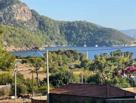 Land For Sale In Ekincik With Sea View 420M2 Zoned