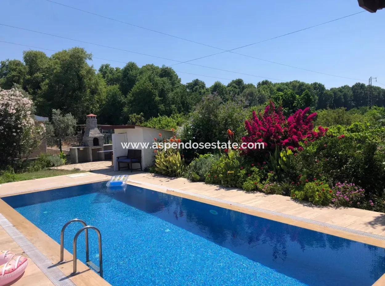 Dalyan Satılık Villa 615M2 Arsa İçinde 3+1 Satılık Villa