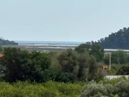 Çandır Köyünde Deniz Ve Göl Manzaralı 1,721M2 Satılık Tarla